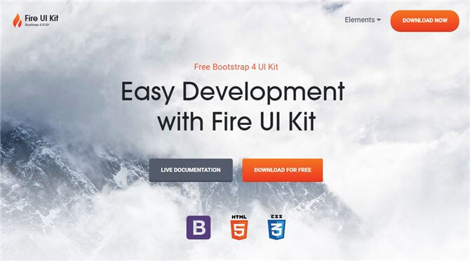 fire bootstrap ui kit